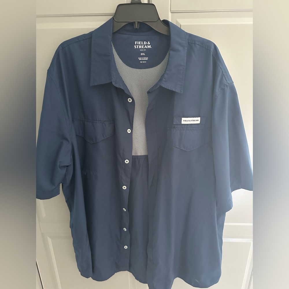 Field & steam short sleeve shirt size 2xl